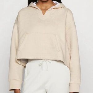 Nike Women's Cream crop Hoodie